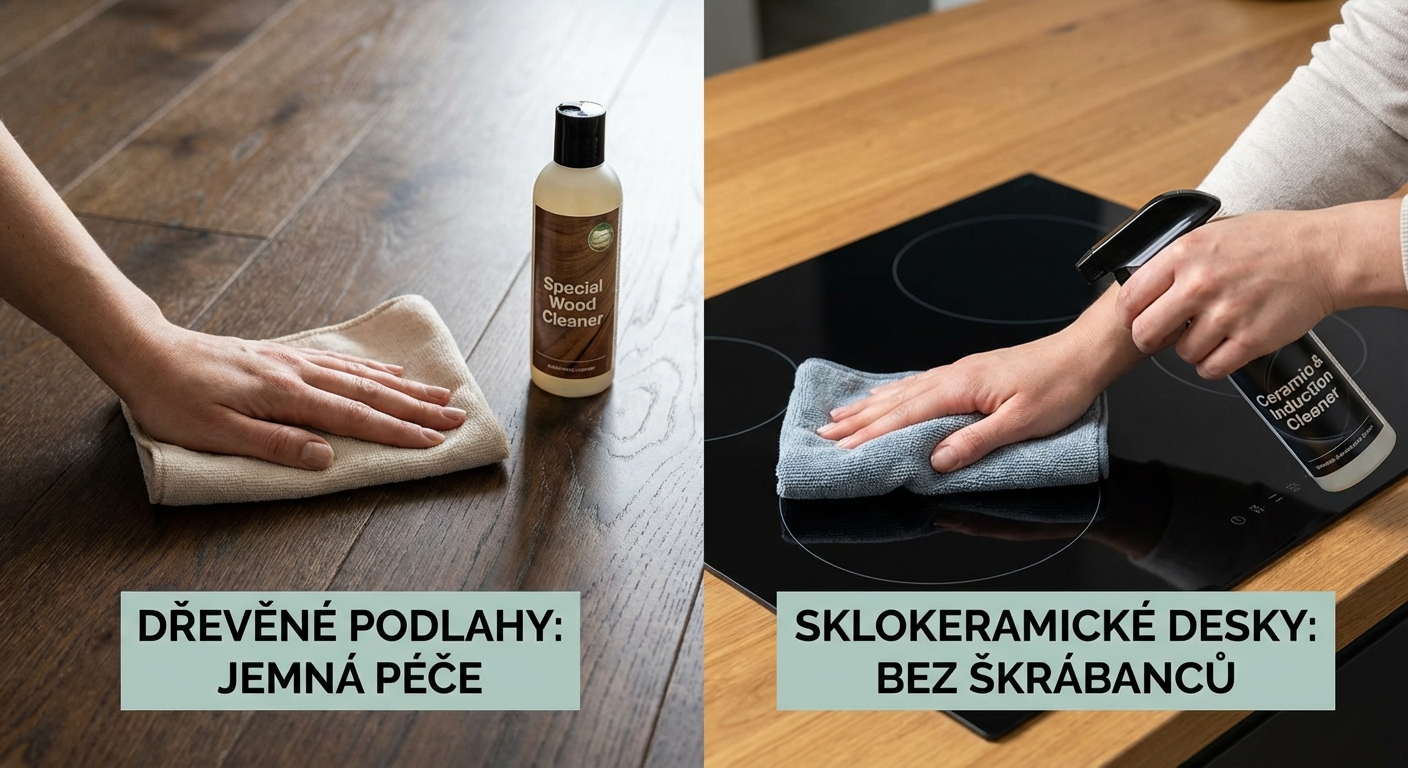 Cozy kitchen scene featuring wooden utensils, a teapot, and storage jars with warm lighting.