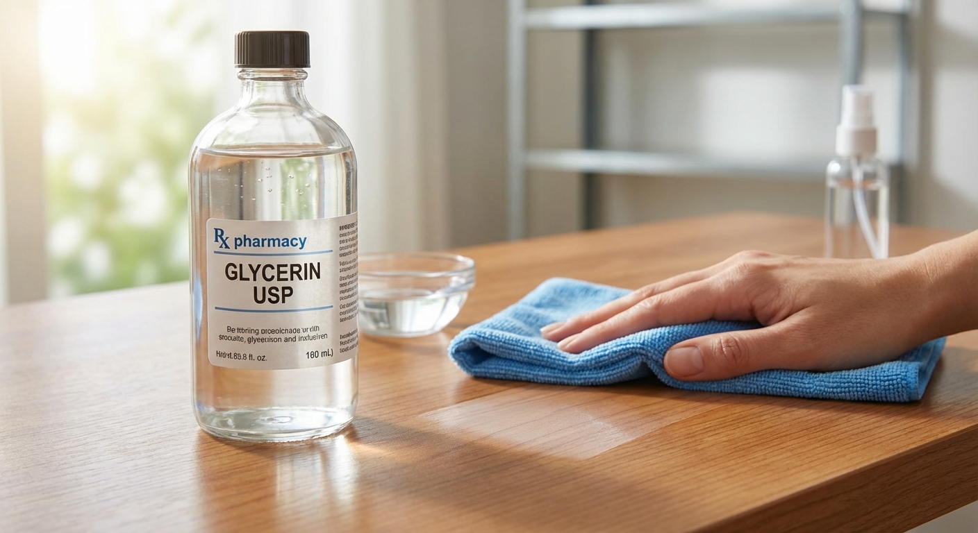 A hand using a microfiber cloth to wipe a yellow background, demonstrating cleaning and hygiene concepts.