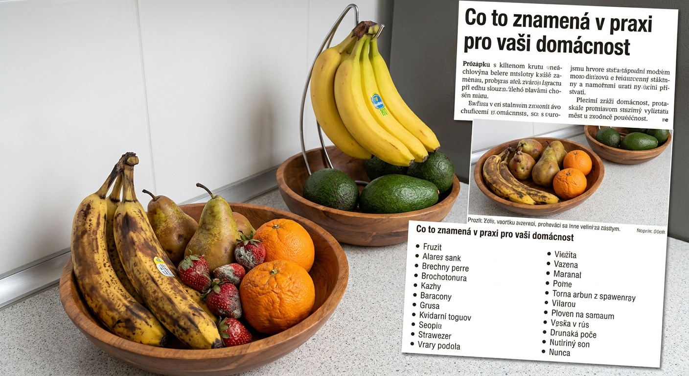 Proč byste nikdy neměli dávat banány do mísy k ostatnímu ovoci. Důvod je vědecký a ušetří vám peníze