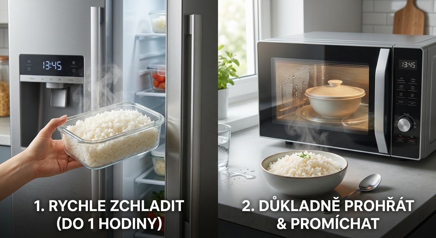 Proč byste nikdy neměli ohřívat rýži v mikrovlnce bez tohoto kroku. Hrozí vám nepříjemné potíže