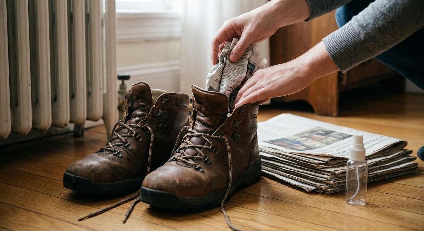 Proč dávat na noc do bot staré noviny. Trik našich dědů, který vyřeší problém, se kterým si neporadí ani drahé spreje