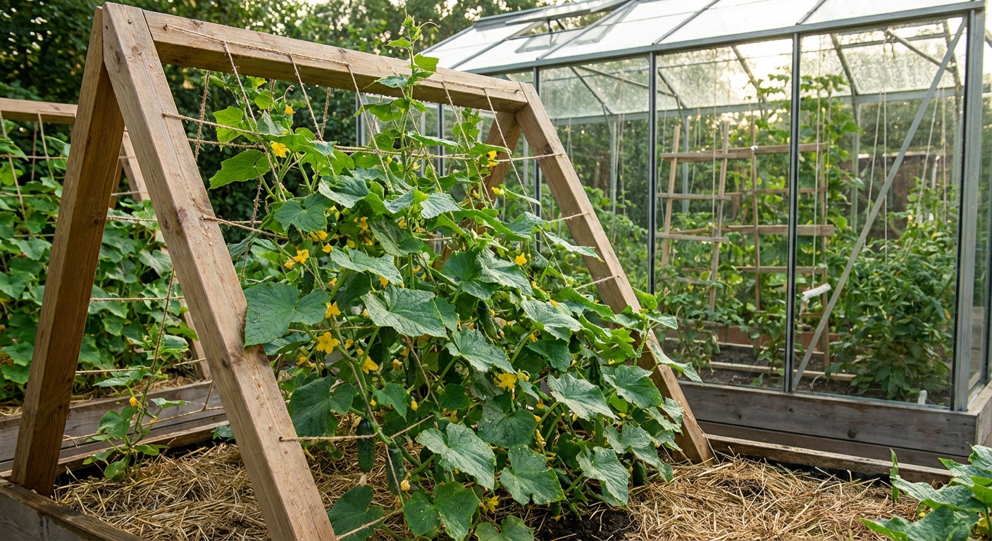 Revoluce v pěstování okurek. Stačí jedna malá úprava opory a nebudete vědět, co s úrodou dělat
