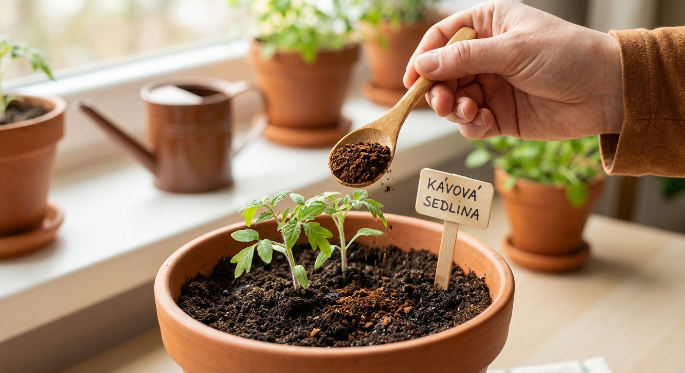 Vibrant young seedlings emerging in rich, dark soil, symbolizing growth and organic gardening.