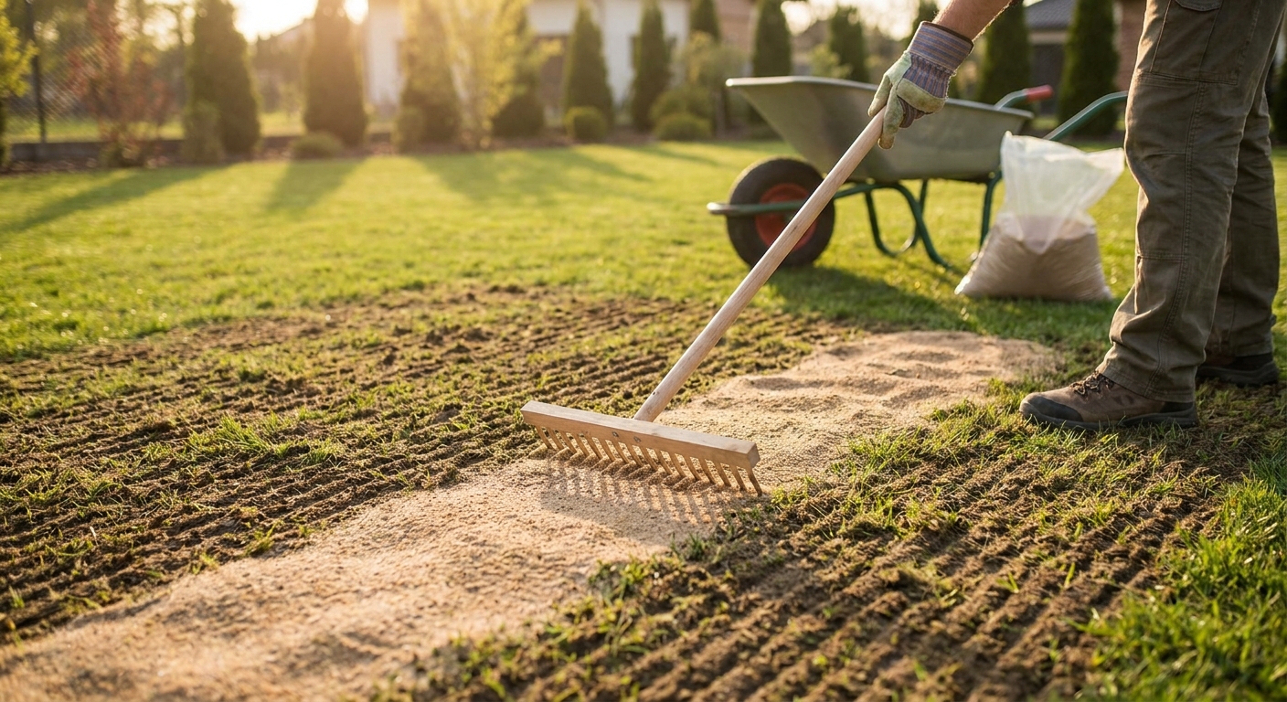 Soused mi poradil, jak mít ten nejzelenější trávník v ulici. Stačí mu na jaře dopřát tuhle nečekanou kůru