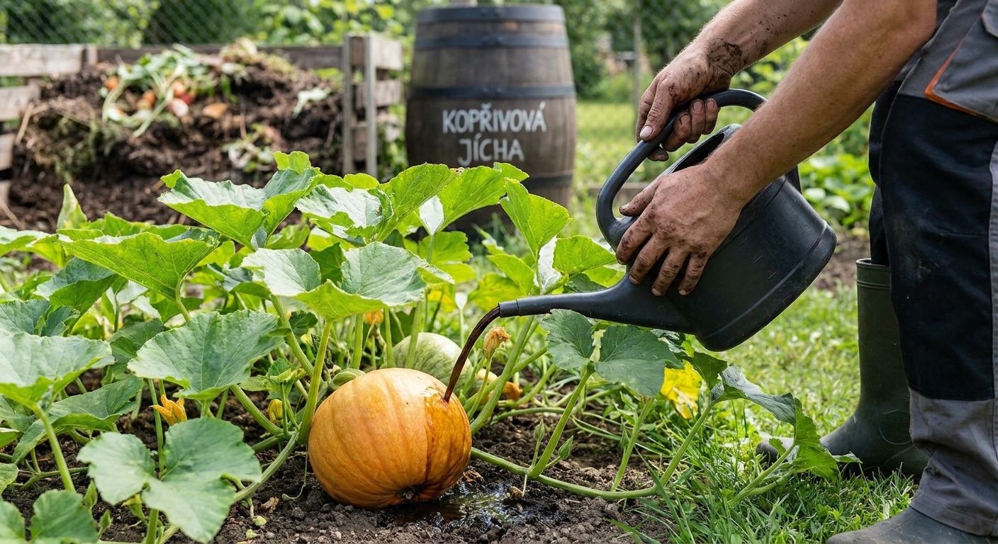 Soused mi poradil, jak mít ty největší dýně v okolí. Stačí jim na začátku léta dopřát tuto jednu přísadu