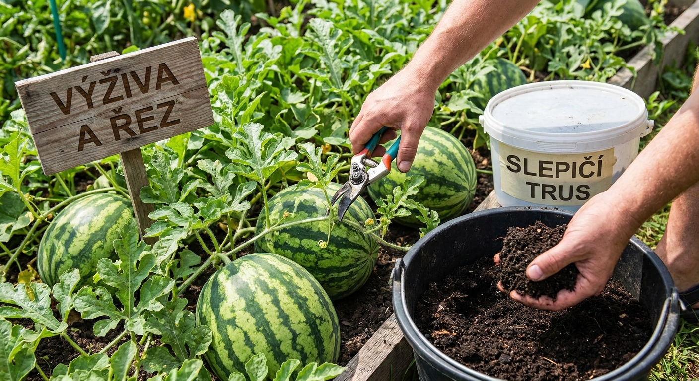 Soused mi poradil, jak mít ty největší melouny v okolí. Stačí jim na začátku léta dopřát tuhle péči