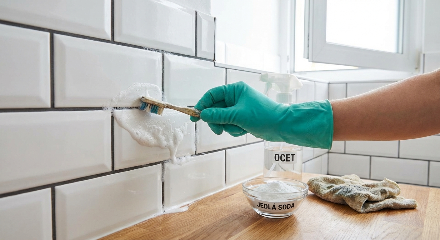 Soused mi poradil, jak vyčistit spáry v koupelně bez chemie. Stačilo 5 minut a vypadají jako nové