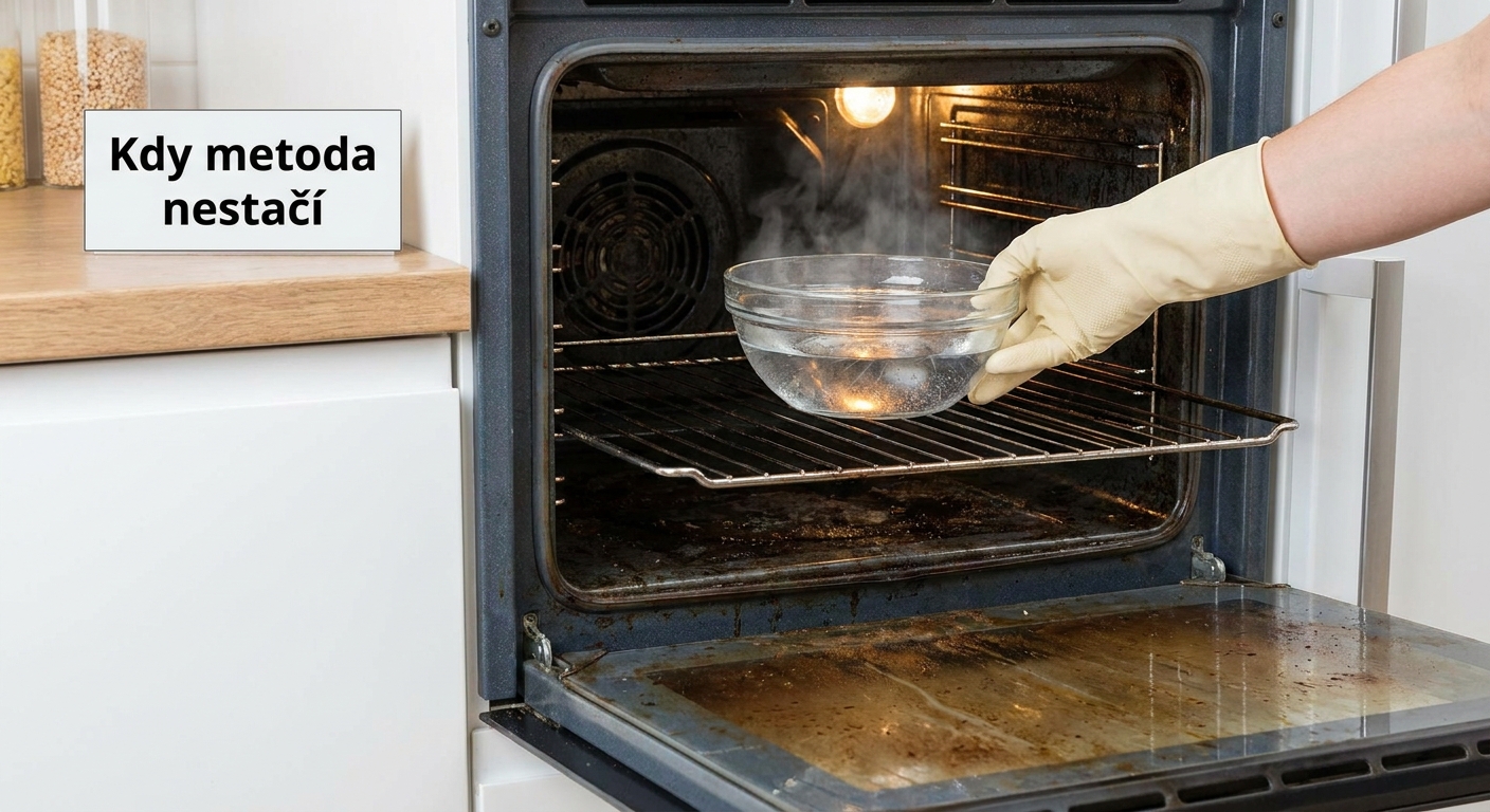 Soused mi poradil, jak vyčistit troubu bez drhnutí. Stačilo tam přes noc nechat tuhle věc z kuchyně