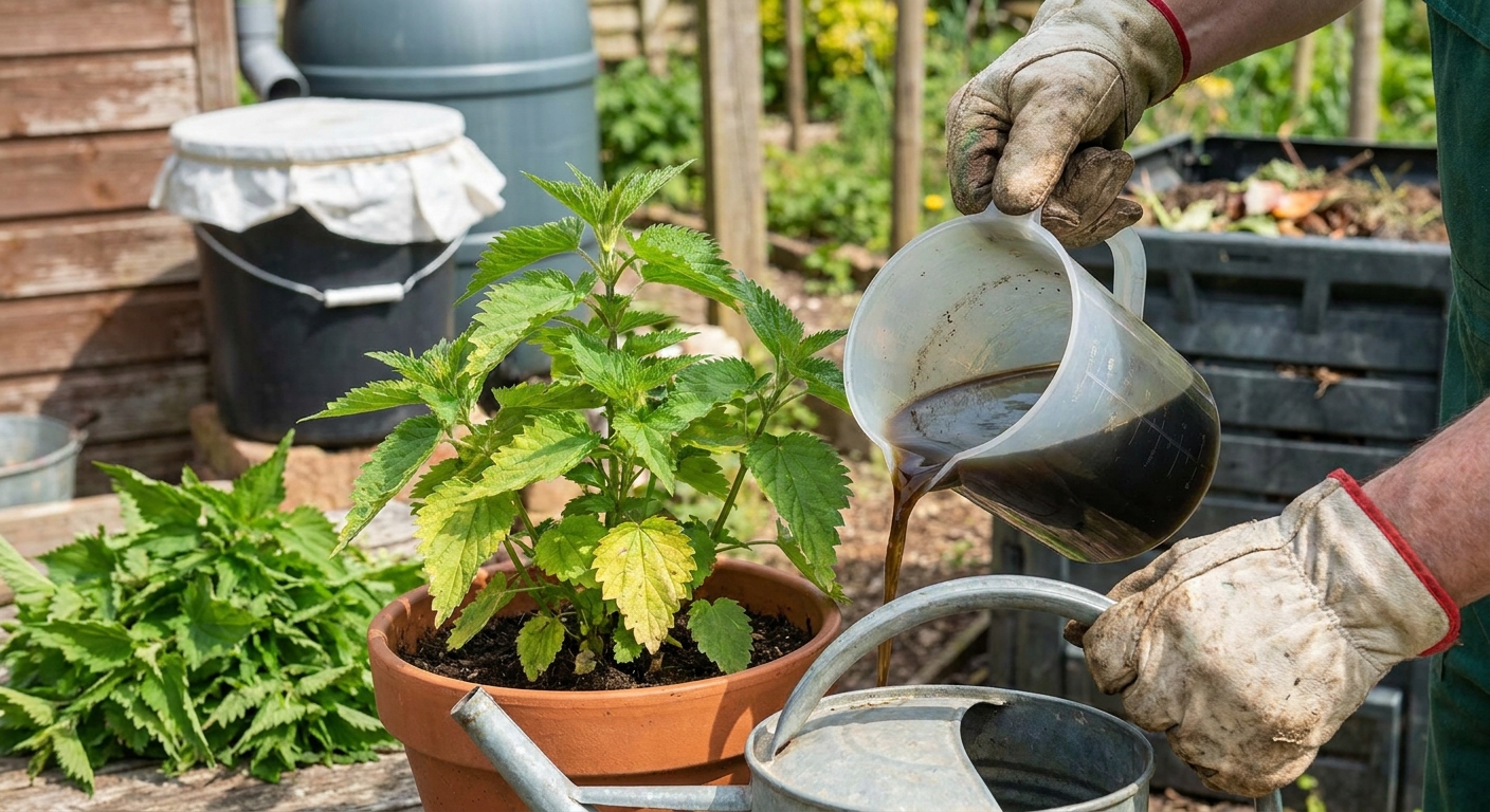 Sousedka polila rajčata roztokem z kopřiv. Nejdřív to smrdělo, ale pak jsem viděla tu úrodu bez jediné vady