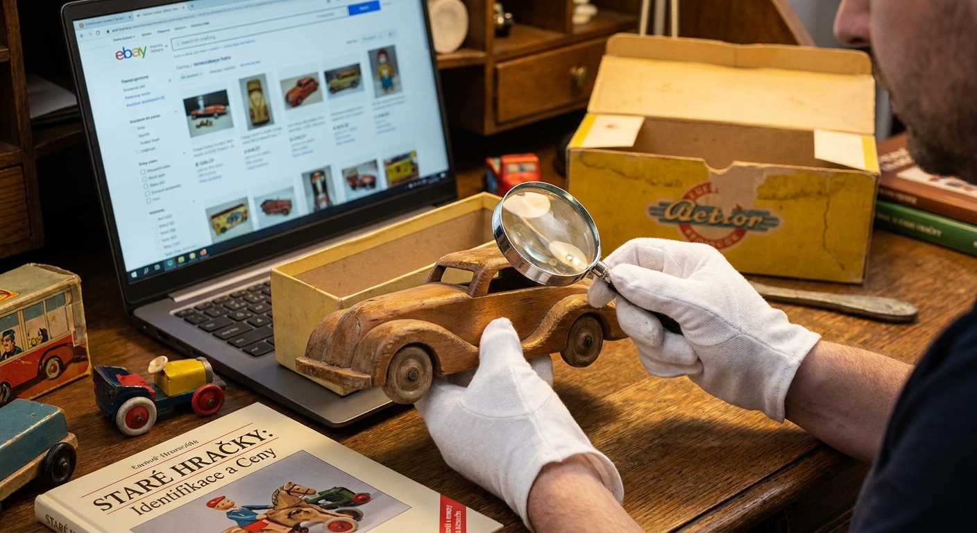 Staré dřevěné hračky z 50. let nejsou jen vzpomínkou. Pokud mají toto logo, jejich cena vás šokuje