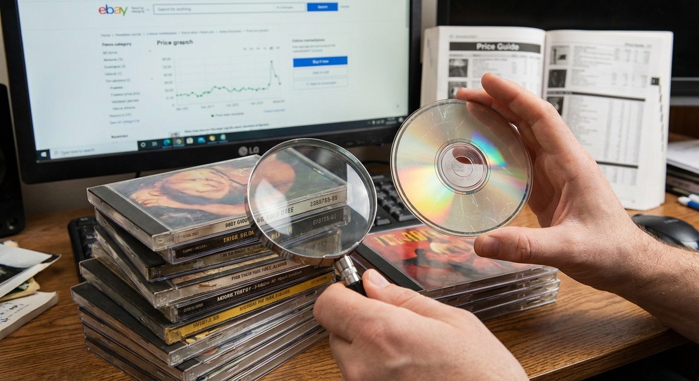A nostalgic flat lay of vintage cassette tapes evoking retro vibes.