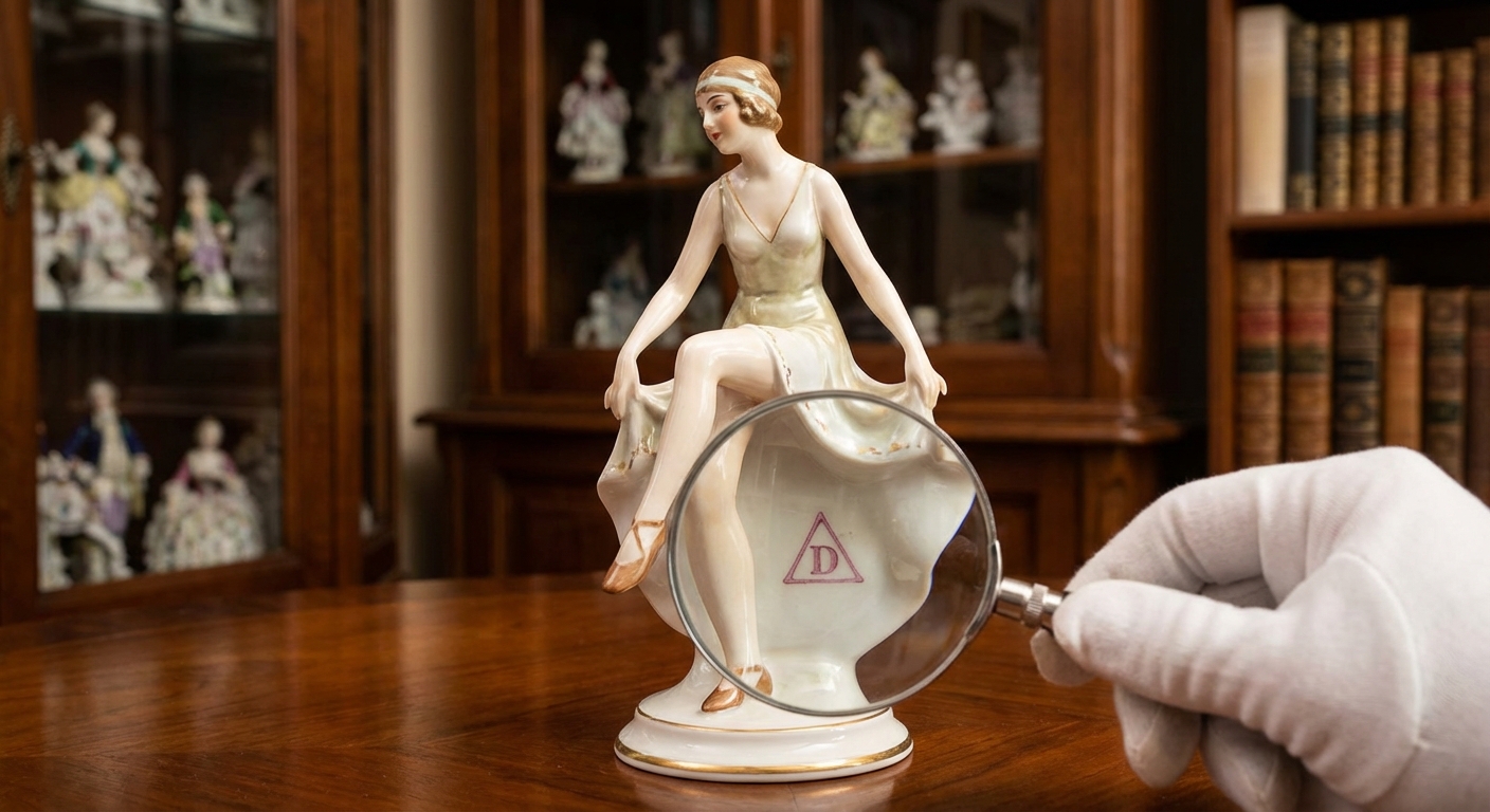 Staré porcelánové figurky nemusí být jen lapače prachu. Pokud mají vespod tuhle značku, zaplatí vám nájem