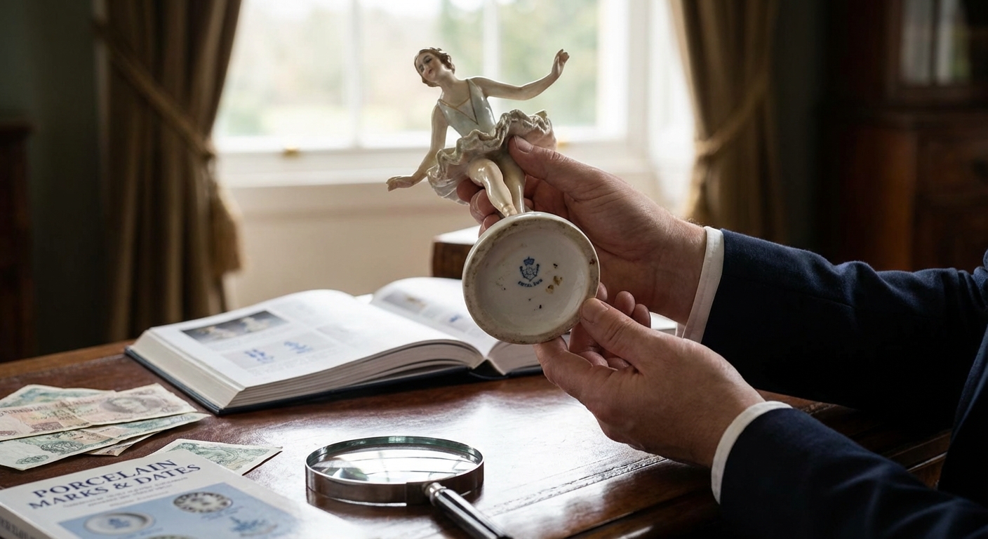 Staré porcelánové figurky nemusí být jen lapače prachu. Pokud mají vespod tuhle značku, zaplatí vám nájem