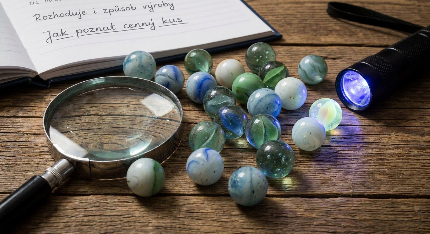 Staré skleněné kuličky z dětství nejsou jen hračky. Tato konkrétní barva skla má dnes pro sběratele cenu zlata