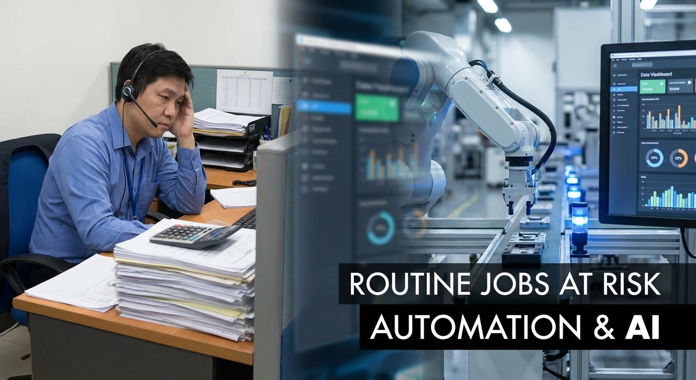 Těchto 7 profesí AI nahradí jako první. Pokud v nich pracujete, měli byste začít přemýšlet o rekvalifikaci