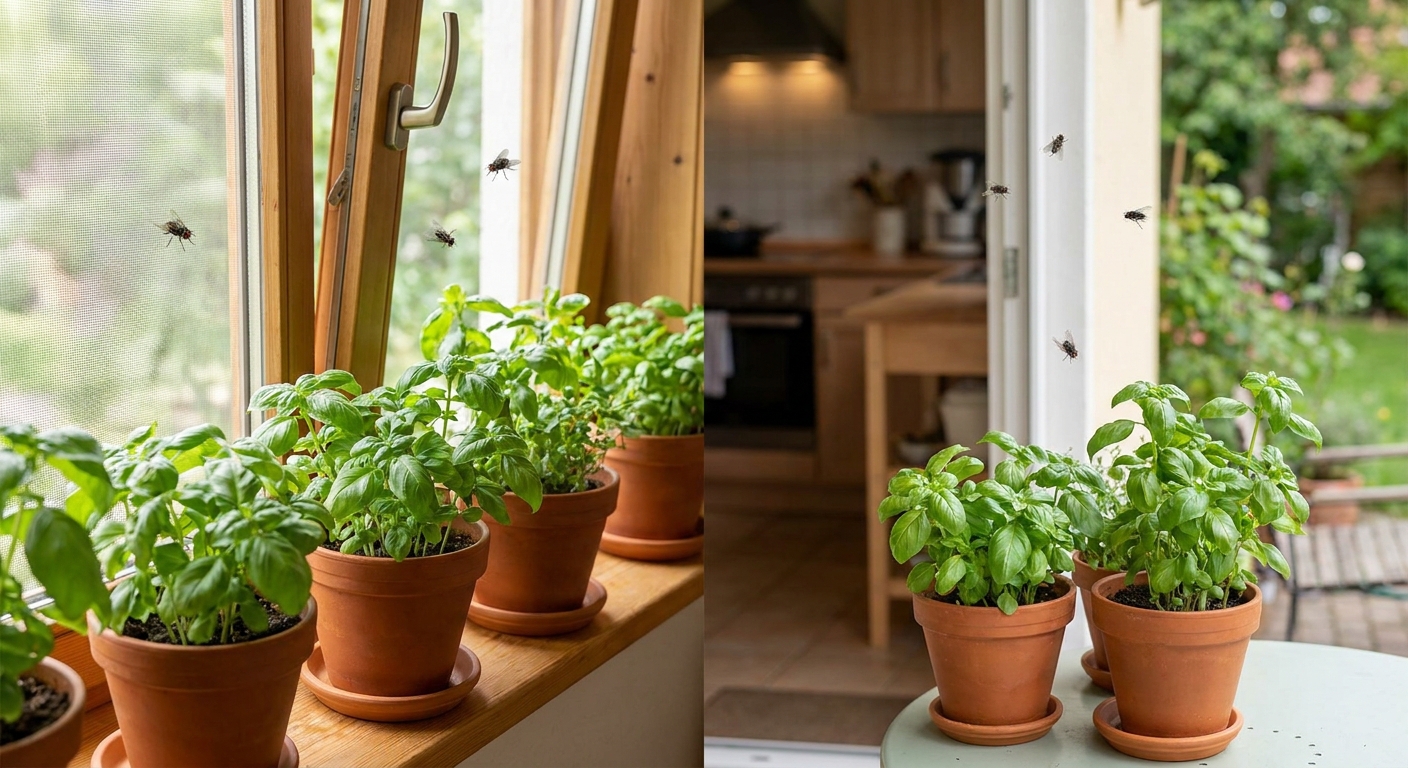 Tato bylinka v květináči odpuzuje mouchy lépe než spreje. Navíc skvěle chutná v letních salátech