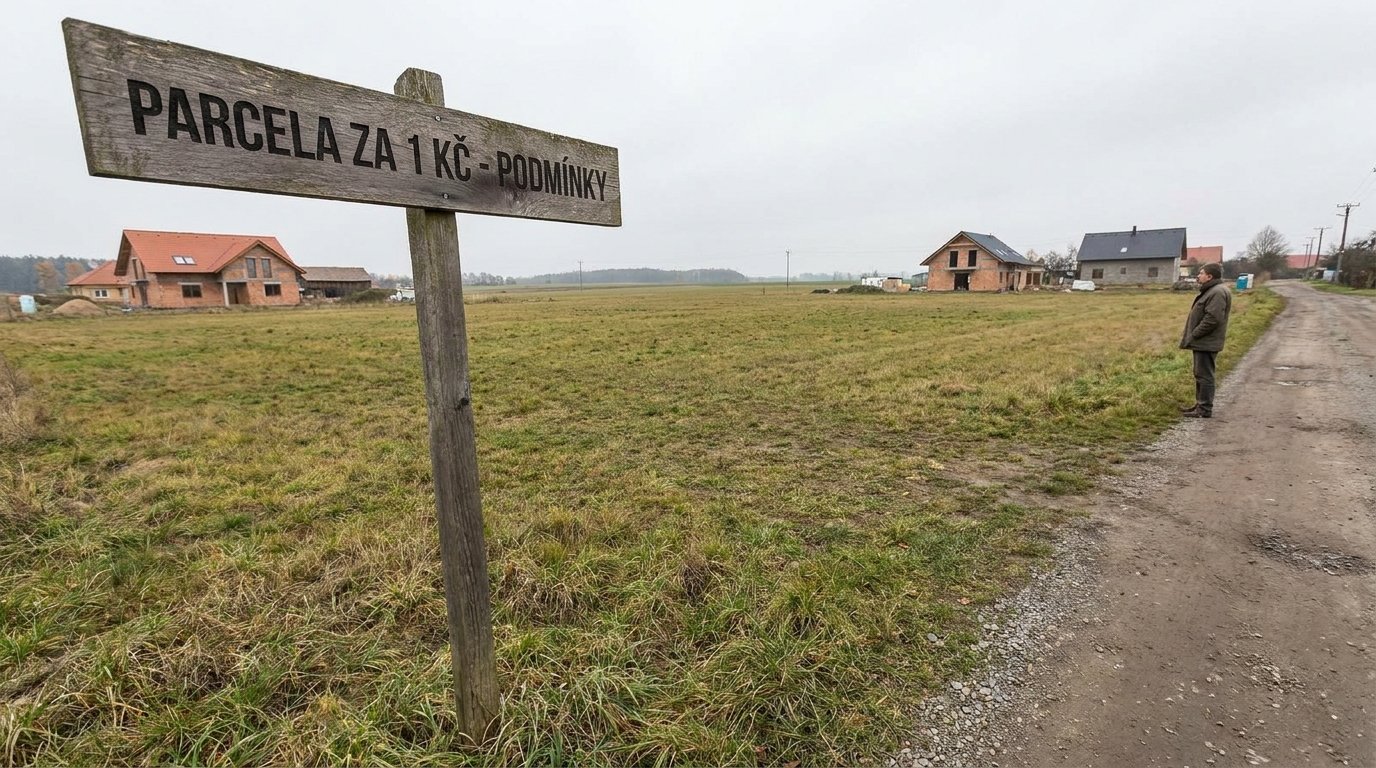 Tato česká vesnice nabízí pozemky za 1 Kč. Má to ale jednu podmínku, kterou většina mladých nesplní