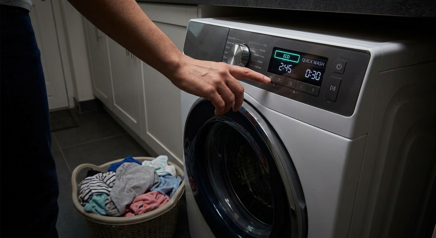 Tato nenápadná funkce v pračce vám ušetří 40 % vody. Většina lidí ji ale považuje za zbytečnou