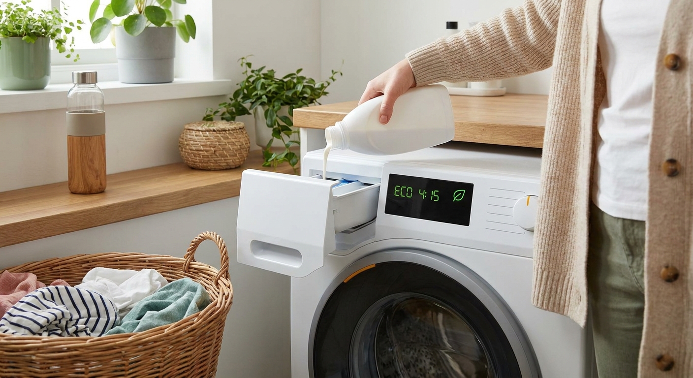 Tato nenápadná funkce v pračce vám ušetří 40 % vody. Většina lidí ji ale považuje za zbytečnou