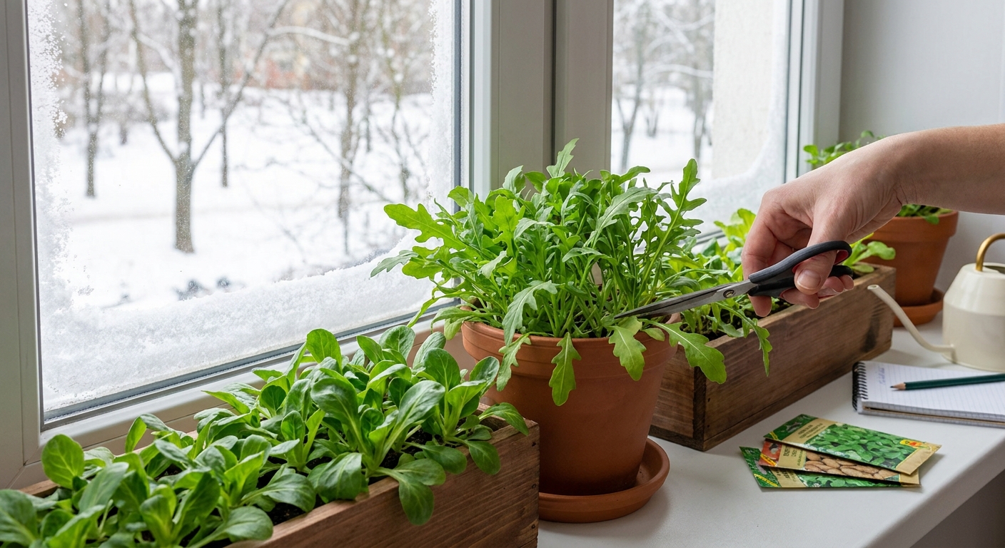 Tato zelenina v truhlíku roste i v zimě. Stačí jí trocha světla a máte čerstvé vitamíny zdarma celou sezónu