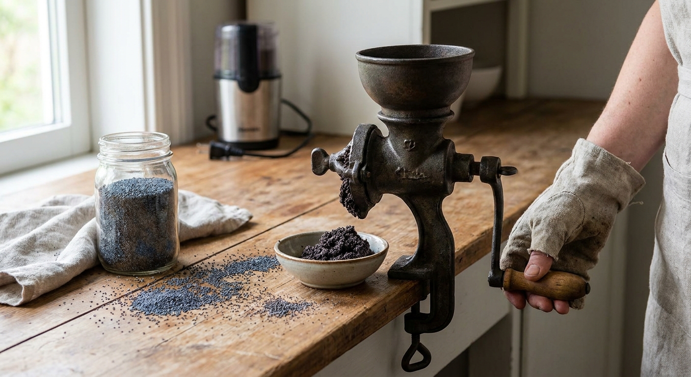 Tento primitivní mlýnek na mák měla za Husáka každá rodina. Dnes je to sběratelský unikát a prodává se za tisíce