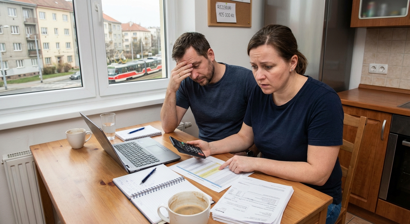Close-up of a person's hand placing coins into a transparent piggy bank to save money.
