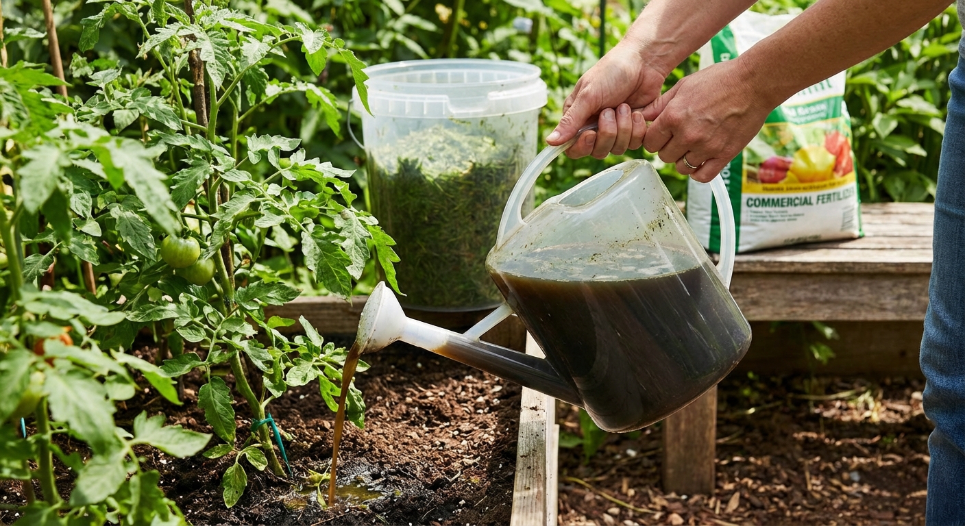 Tohle udělejte s trávou po sečení. Většina lidí ji vyhazuje, přitom je to doslova tekuté zlato pro vaše květiny