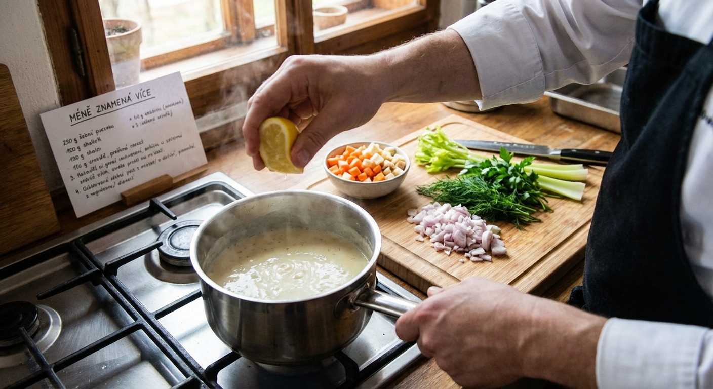 Close-up of fresh chopped carrots, parsnips, and parsley on a cutting board.