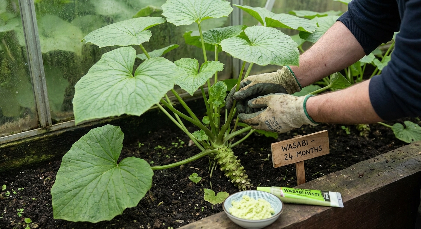 A lush forest environment featuring climbing plants and sprawling roots on a mossy wall.