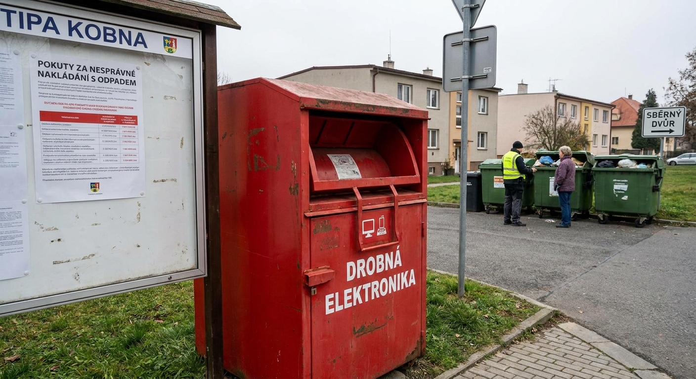 Většina Čechů dává tento druh odpadu do špatné popelnice. Hrozí za to pokuta, o které nikdo neví