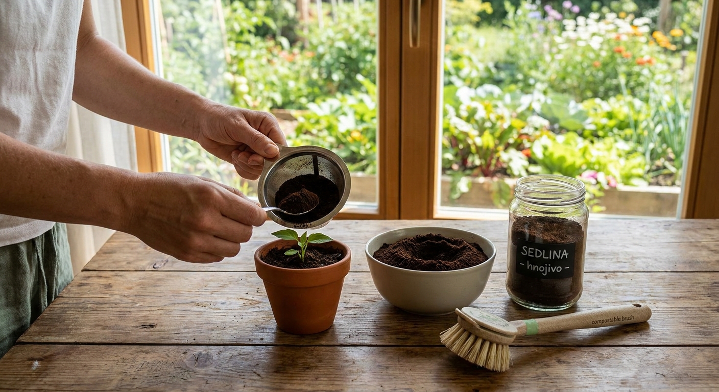 Většina lidí dává kávovou sedlinu do koše. Přitom je to ten nejlepší pomocník pro vaši zahradu i domácnost