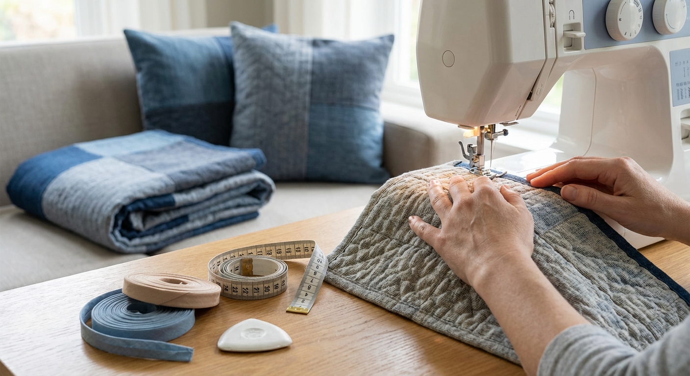 Vyhazujete staré povlečení? Chyba. Stačí jeden trik a uděláte z něj luxusní doplněk, který v obchodě stojí balík