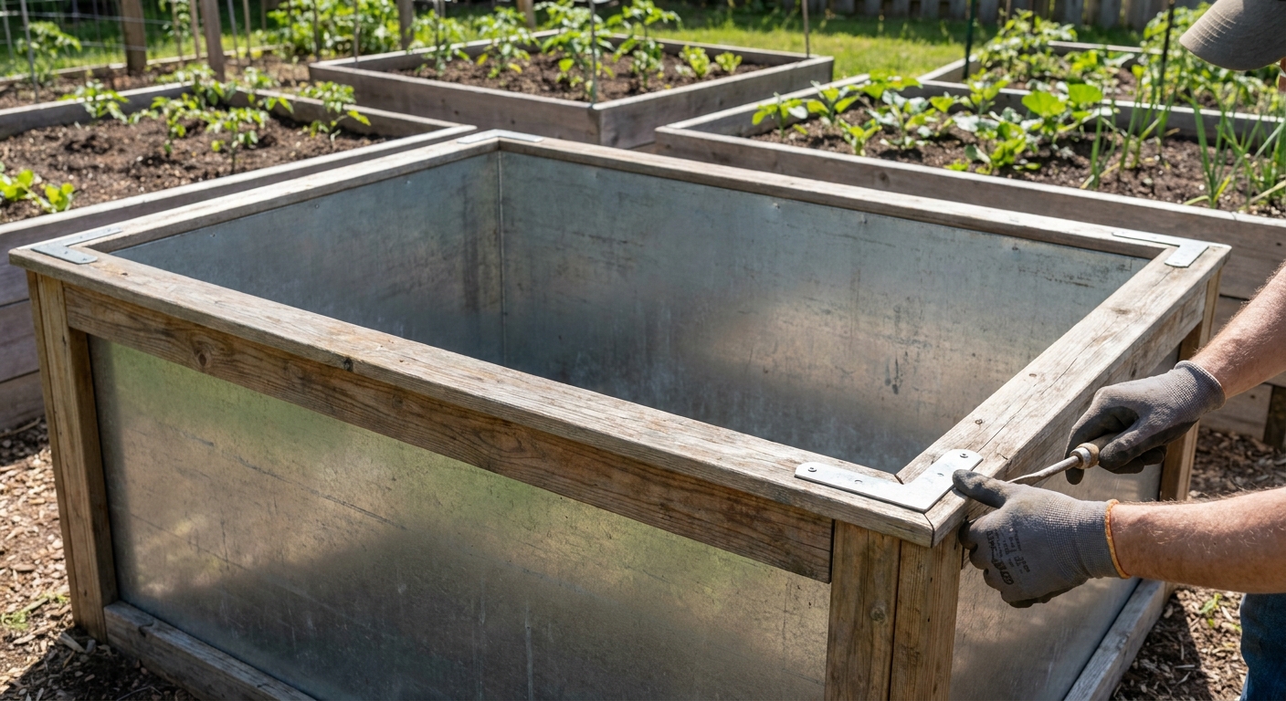 Vyvýšené záhony mají nečekaného nástupce. Nový hit ze dřeva a kovu vypadá skvěle a nepotřebuje žádnou údržbu