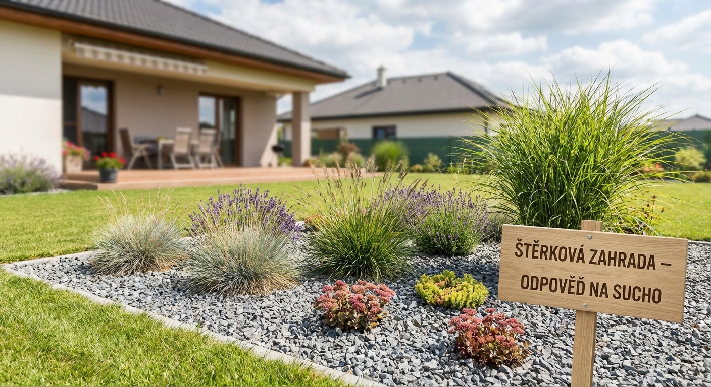 Closeup of zebra plant surrounded by decorative elements growing in pot with mulch in soil in bright room