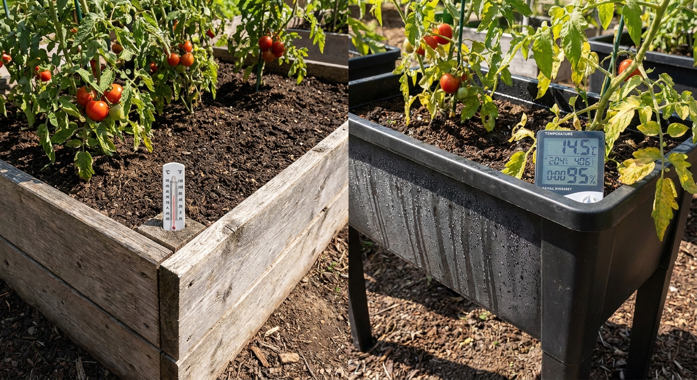 Vyvýšené záhony z plastu jsou propadák. Zahradníci se vracejí k materiálu, který přirozeně hřeje kořeny