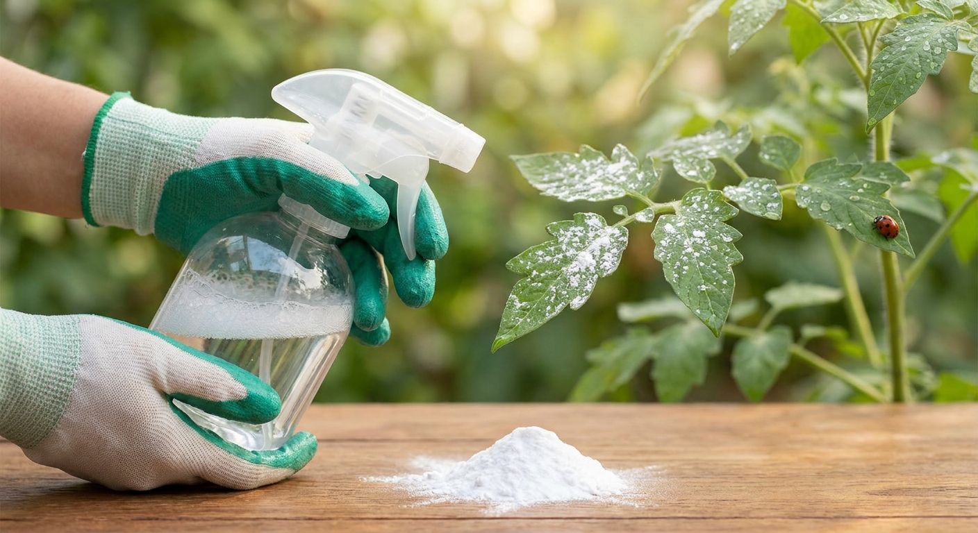 Zapomeňte na drahé postřiky. Levný bílý prášek z kuchyně vyžene ze zahrady mšice i mravence do hodiny