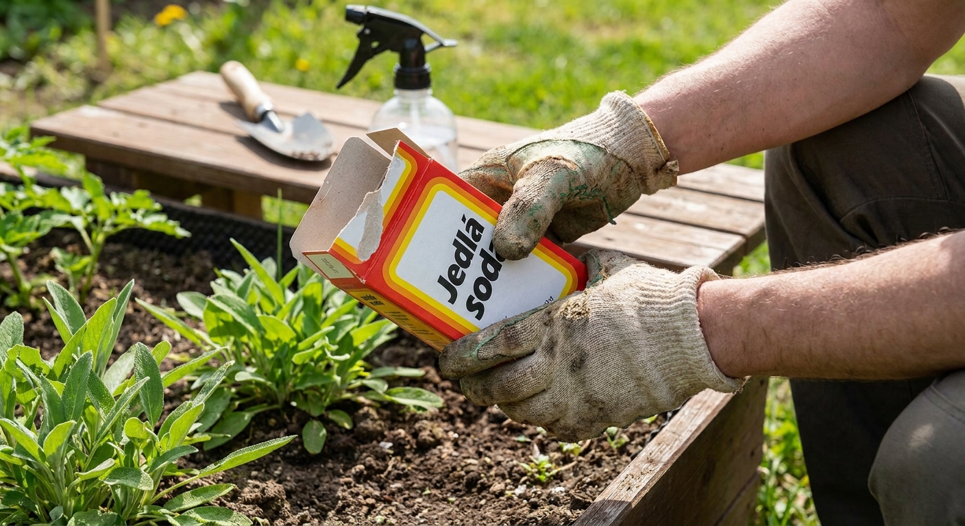Zapomeňte na drahé postřiky. Levný bílý prášek z kuchyně vyžene ze zahrady mšice i mravence do hodiny