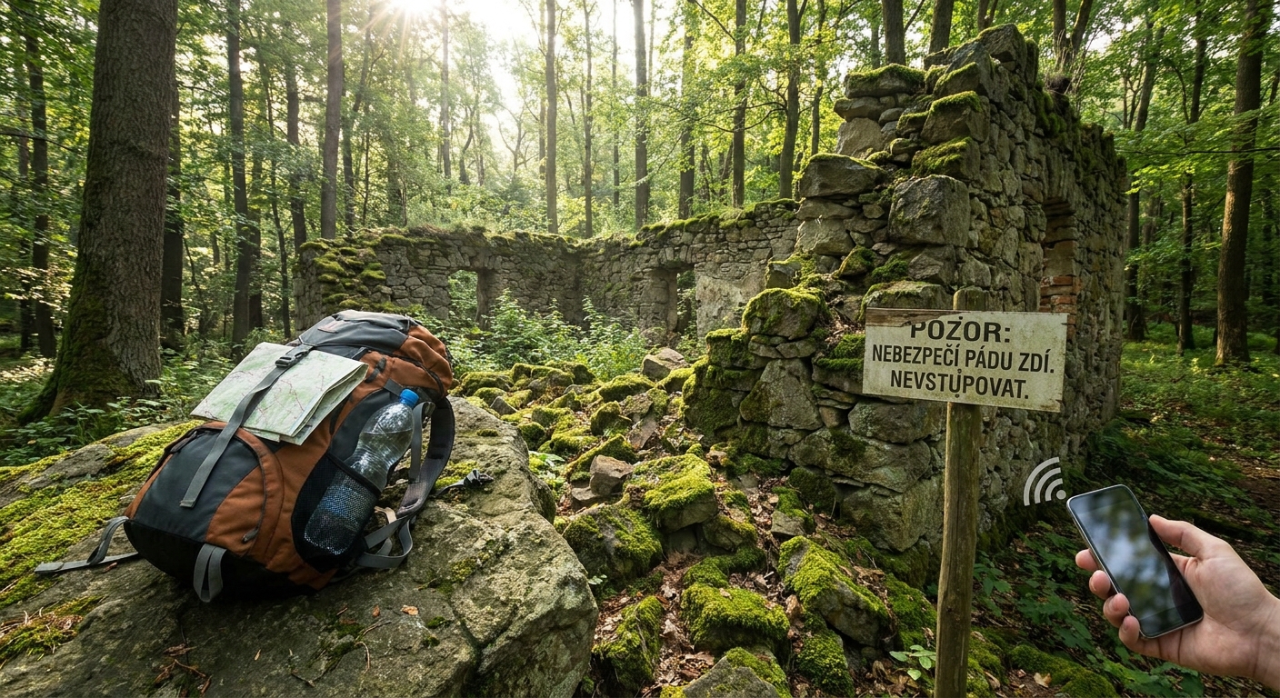 Zapomenutý hrad jen 30 km od Prahy. Turisty tam nepotkáte a výhled je přitom fantastický