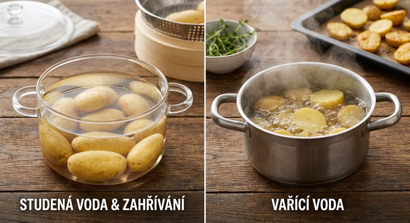Nejhorší způsob, jak vařit brambory. Většina lidí je dává do vody takto, ale tím ničí všechno zdravé, co v nich je