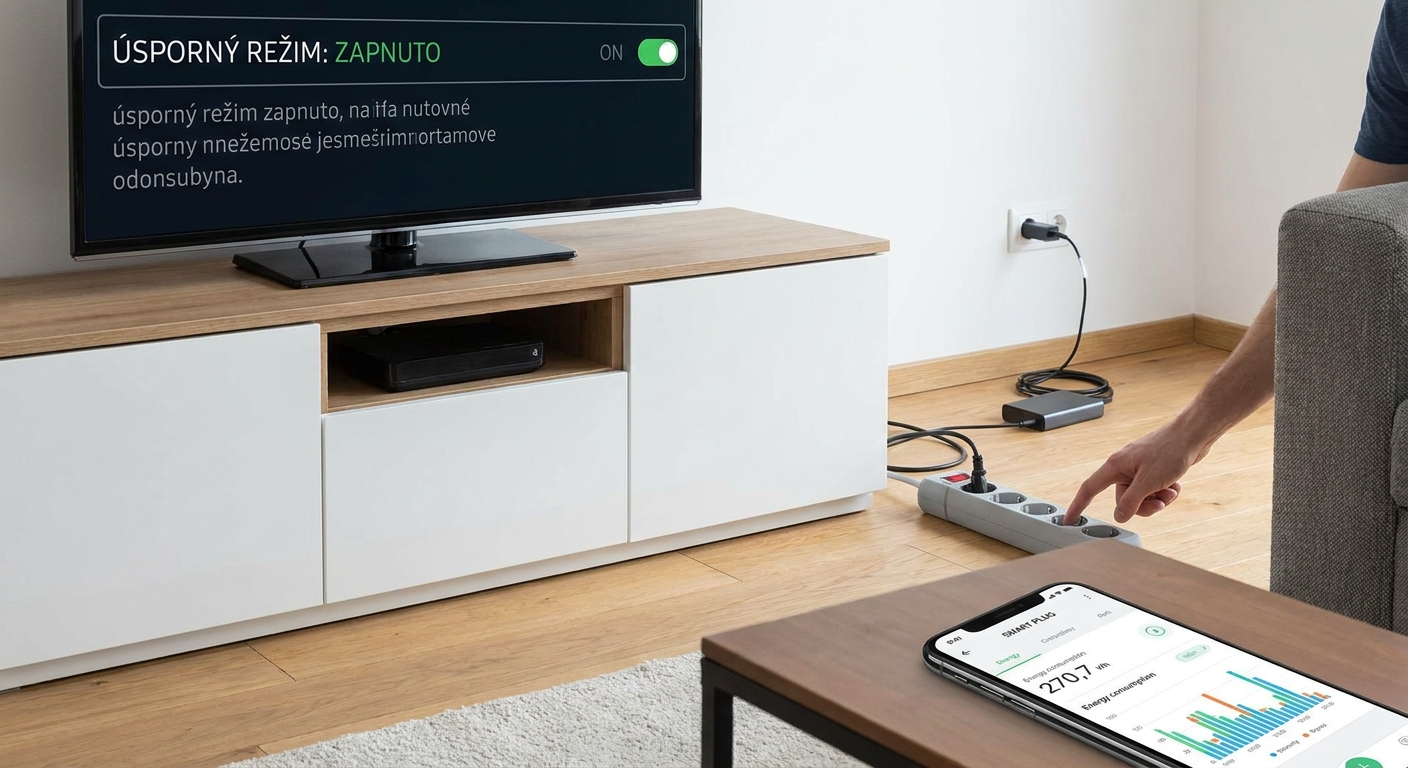 Skrytý žrout elektřiny v obýváku: I když je vypnutý, stojí vás stovky korun ročně